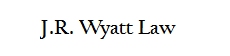J.R. WYATT LAW Logo